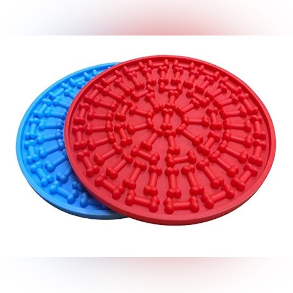 2pcs Dog Lick Pad, Bath & Grooming, Slow Feeders & Distraction Devices